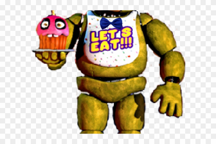 Bow Tie Clipart Fnaf - Five Nights At Freddy's Chica Full Body - Png Download