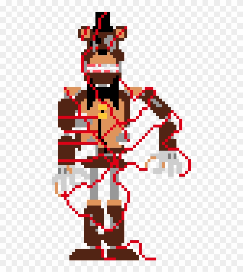 Tangled Freddy - Illustration Clipart