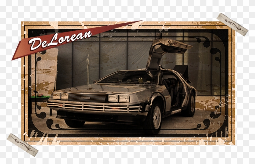 Delorean Dmc-12 - Dj Lobo Clipart