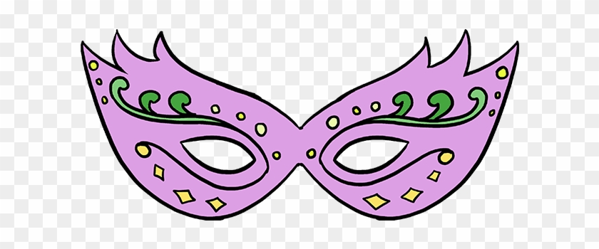 How To Draw A Mardi Gras Mask - Draw A Mask Clipart