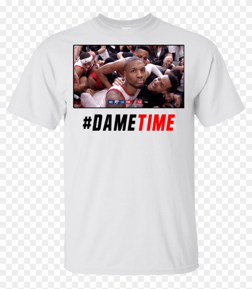 Damian Lillard Face Dame Time Youth Kids T-shirt - Damian Lillard Clipart #2881513