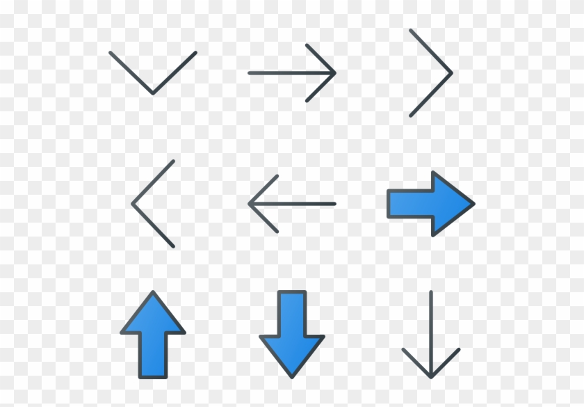 Arrows - Box Breathing Clipart #2881905