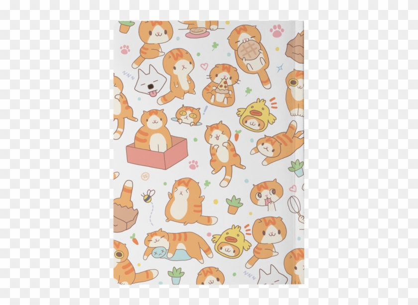 Cute Waffles Paperback Notebook - Cartoon Clipart