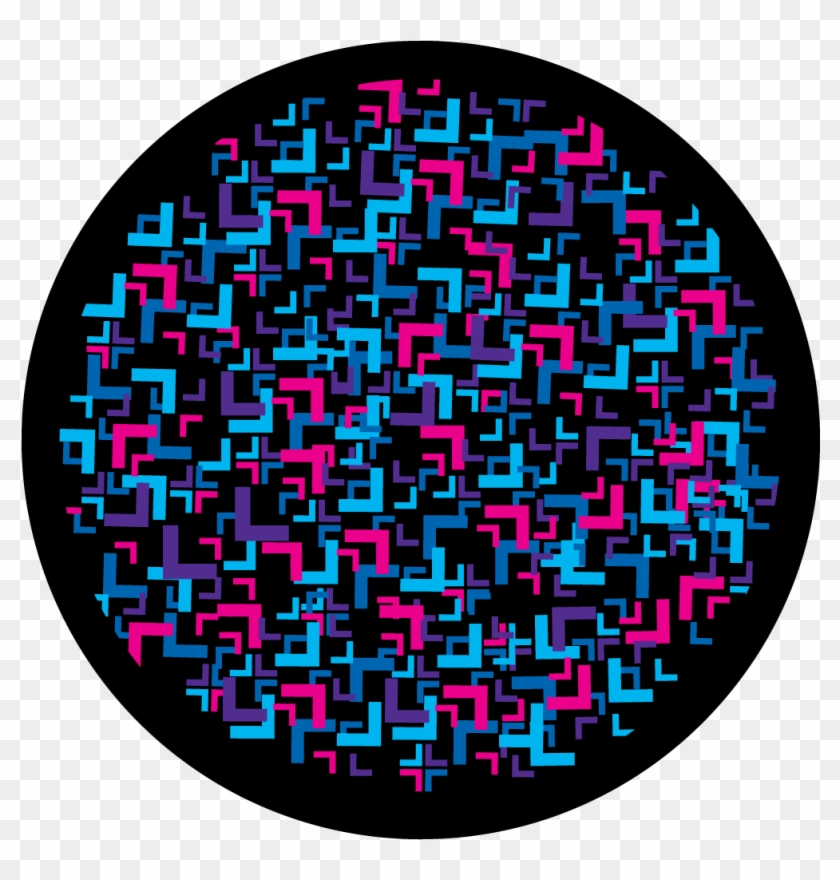 Apollo Design Cs-3449 Left Hook Colourscenic Glass - Circle Clipart