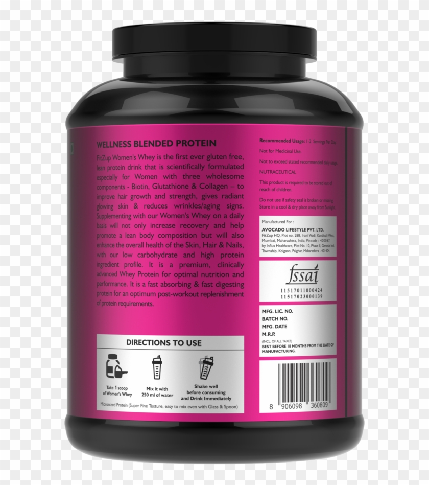 Women's Whey Fitzup - Strawberry Clipart #2883044