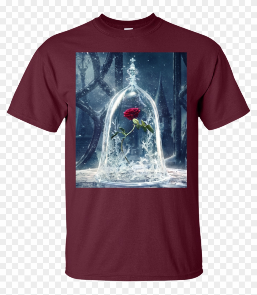 Beauty And The Beast Rose Hoodies Sweatshirts , Png - Beauty And The Beast Red Roses Clipart