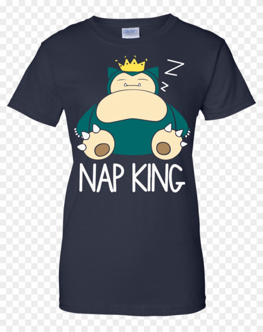 Image 918px Nap King Pokemon Snorlax Sleep T Shirts, - Snorlax King Nap Shirt Clipart #2883314