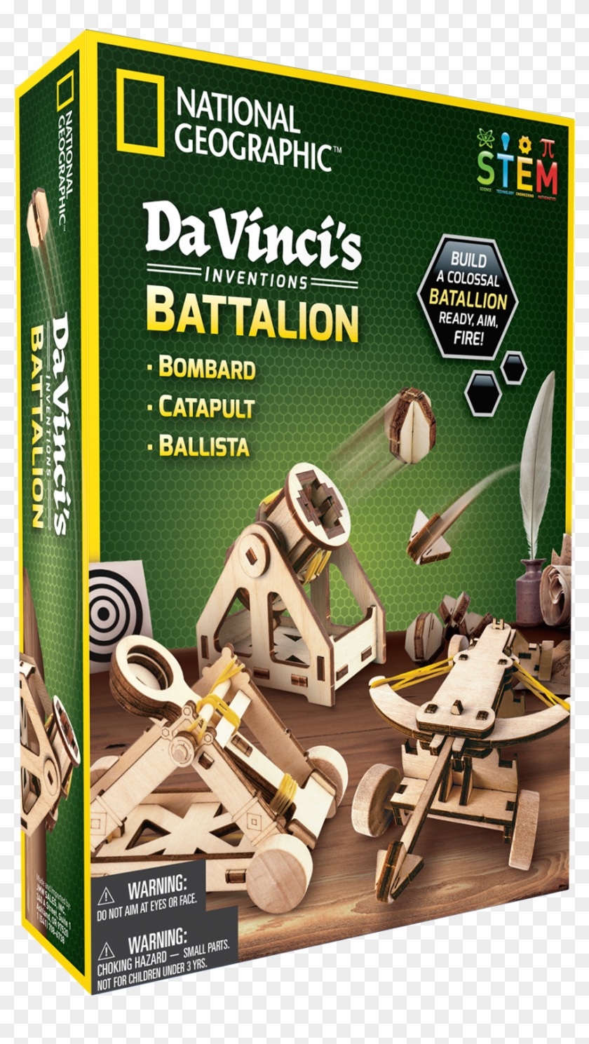 National Geographic Da Vinci's Inventions Battalion Clipart #2883540