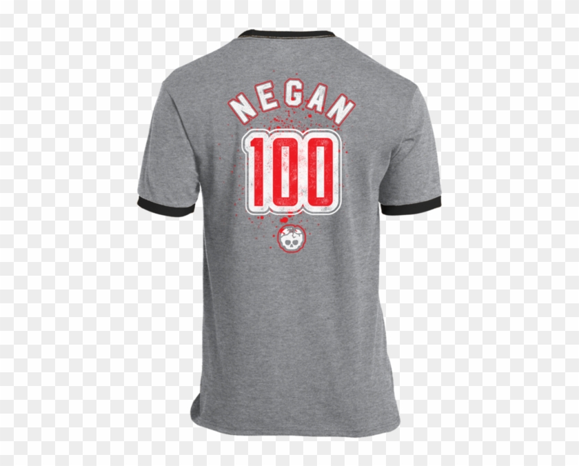 The Saviors / Negan Ringer T-shirts Featuring Lucille - Sports Jersey Clipart