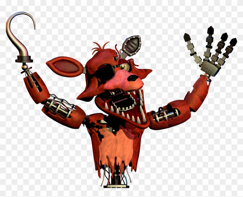 Withered Foxy Jumpscare Gif Clipart