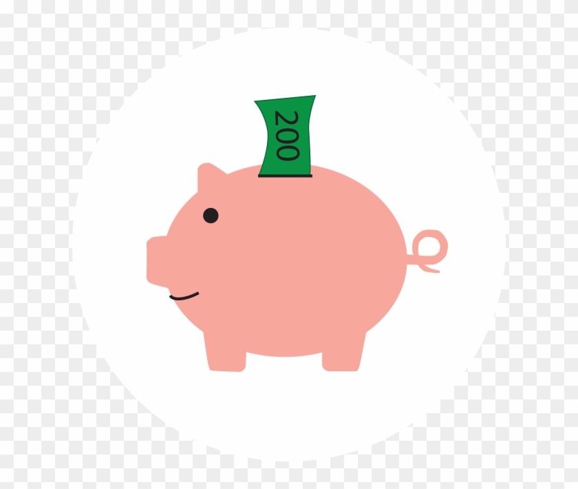 Piggy Bank Icon Clipart