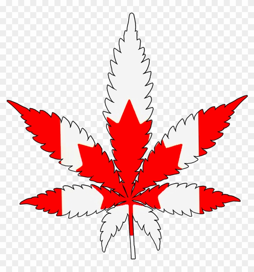 Red Map Of Canada Clipart #2885278
