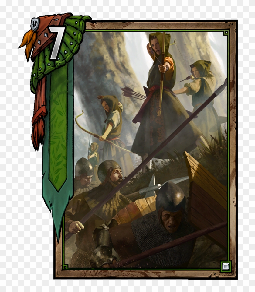 Dol Blathanna Archer - Witcher Dol Blathanna Clipart