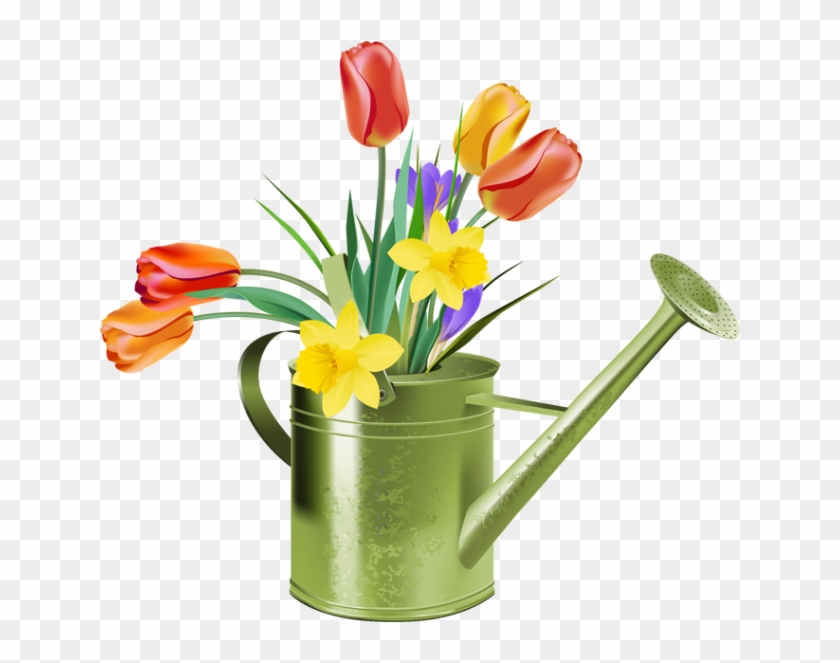 Information And Clip Art About - Spring Tulips Clip Art - Png Download #2885874