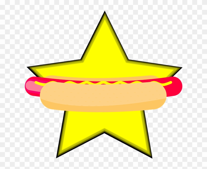 Hotdog Clipart Hotdog Clipart 4936654 Shop Of Clipart - Buscar Imágenes De Estrellas - Png Download #2885983