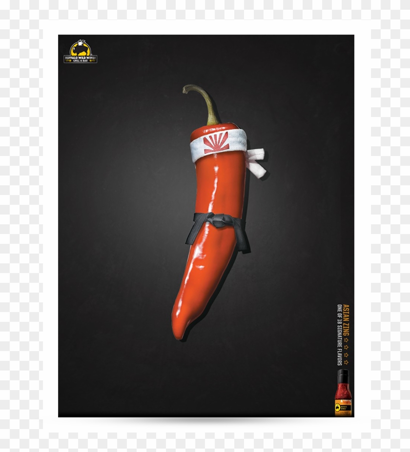 To Tout Buffalo Wild Wings' - Tabasco Pepper Clipart