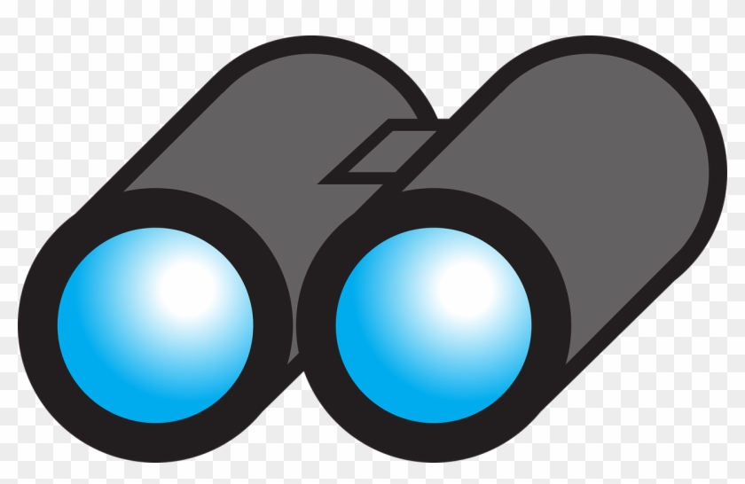 Binoculars Look Lenses Looking Png Image - Kreslený Dalekohled Png Clipart