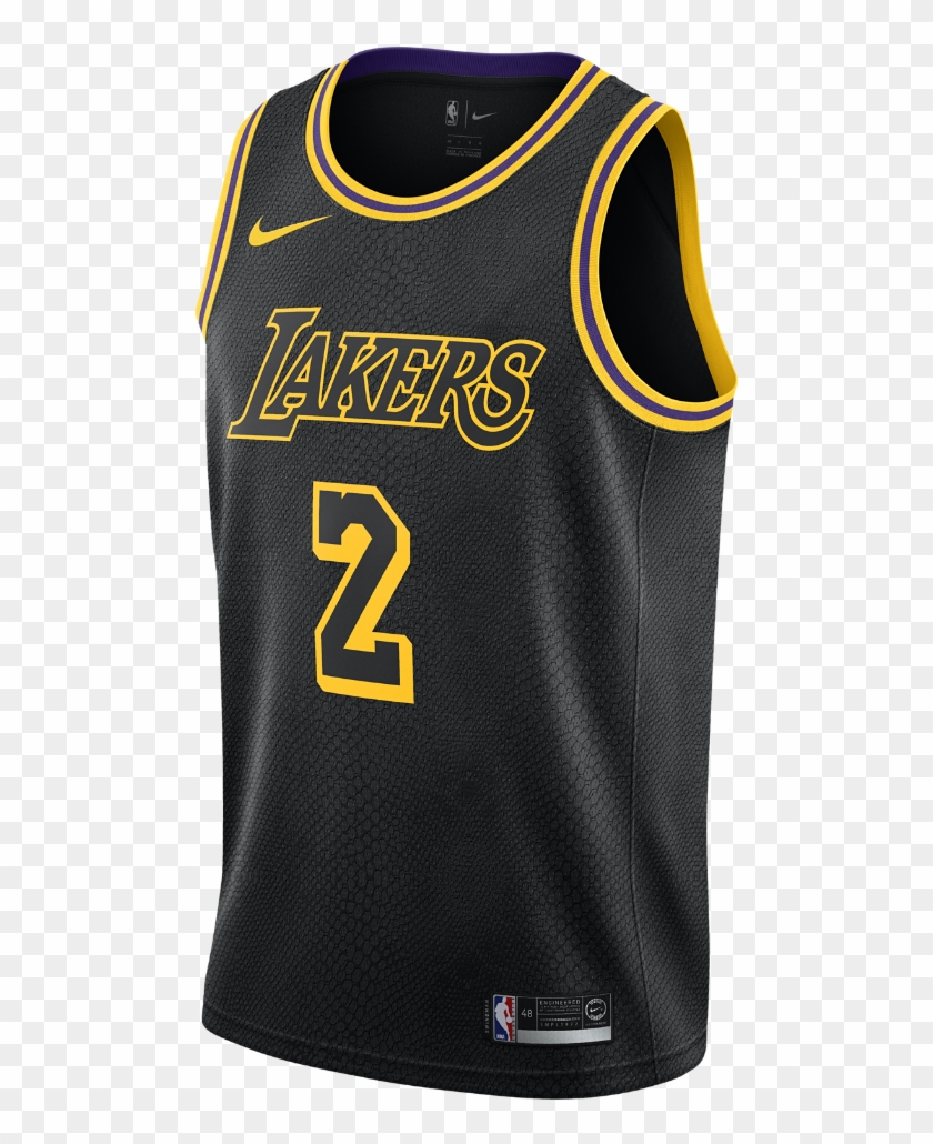 Lonzo Ball City Edition Swingman Jersey Men's Nike - Lakers Jersey Lebron Black Clipart