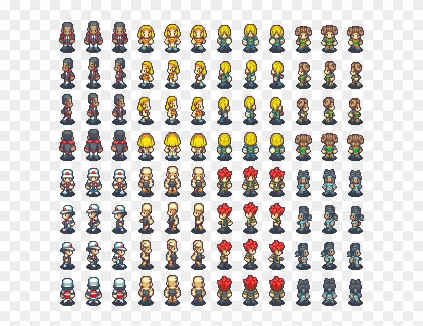Transparent Sprite Rpg - Free Rpg Sprite Sheet Clipart