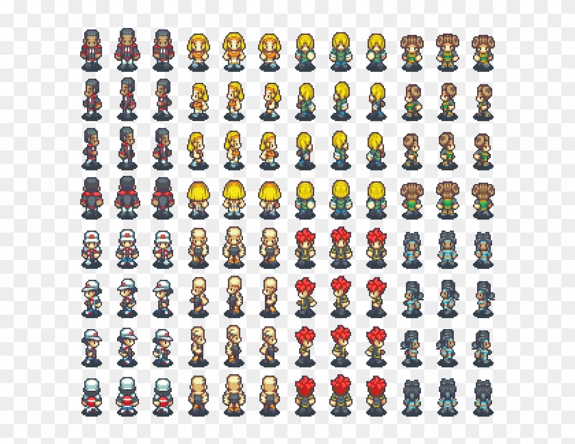 Transparent Sprite Rpg - Free Rpg Sprite Sheet Clipart #2886473