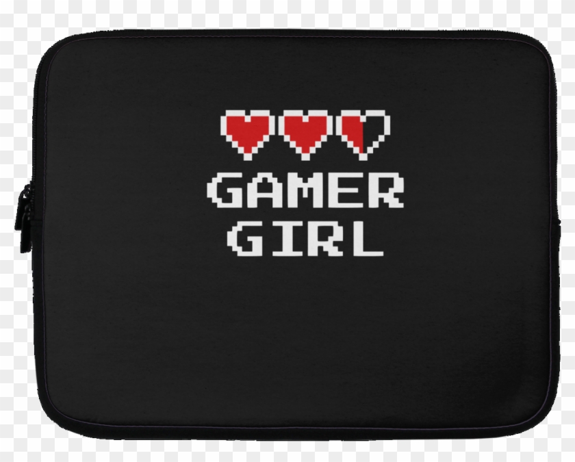 Gamer Girl Video Game Laptop Sleeve - Luggage And Bags Clipart