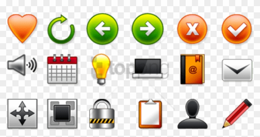 Free Png I Found These Free Awesome 18 Vector Web Icons - Icon Clipart #2887813