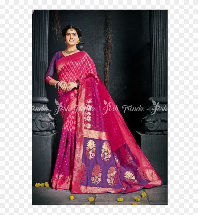 Sanskar Radhika Kalamkari Silk Saree Jt Rk Sarees - Sari Clipart