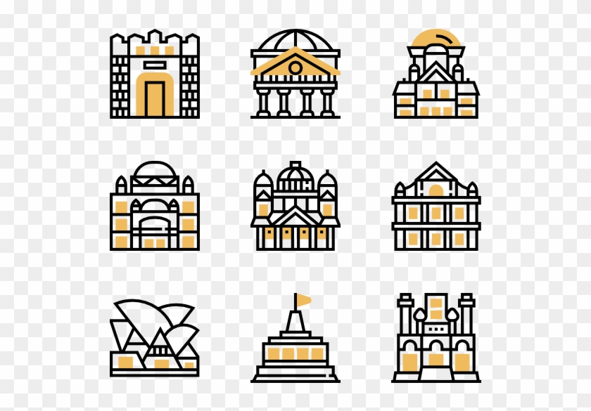 Landmark Travel Icon, Instagram Highlight Icons, Icon Clipart
