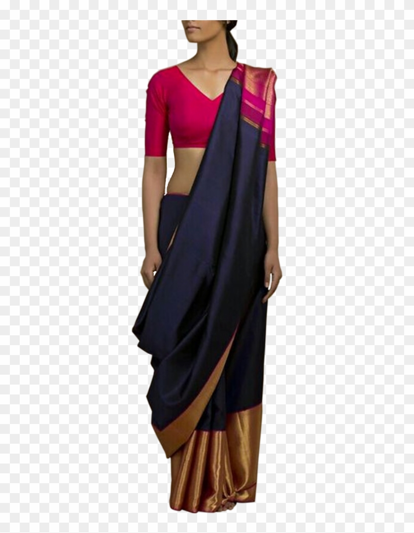 Appealing Blue Colored Soft Silk Printed Designer Sarees - Gown Clipart