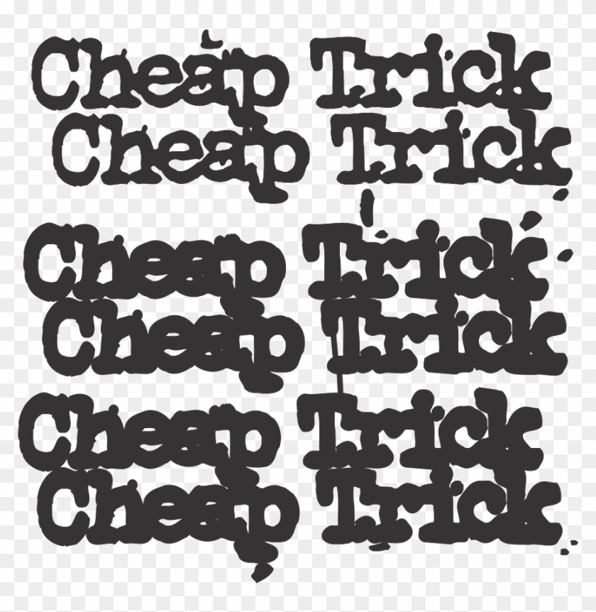 Cheap Trick Band Logo Clipart