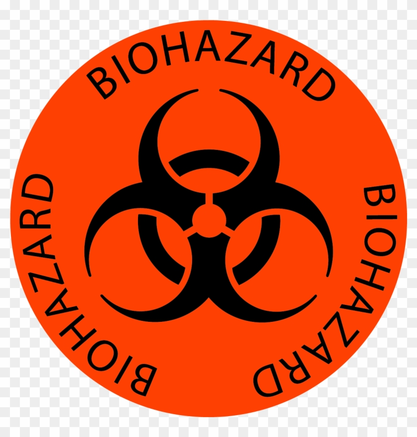 Biohazard Floor Mark - Circle Clipart #2888522