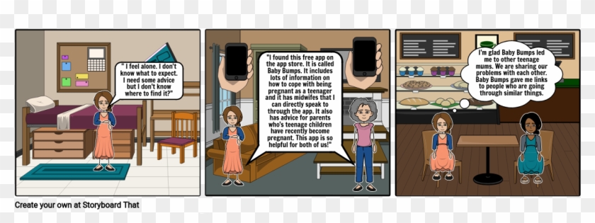 Baby Bumps App Idea - Cartoon Clipart