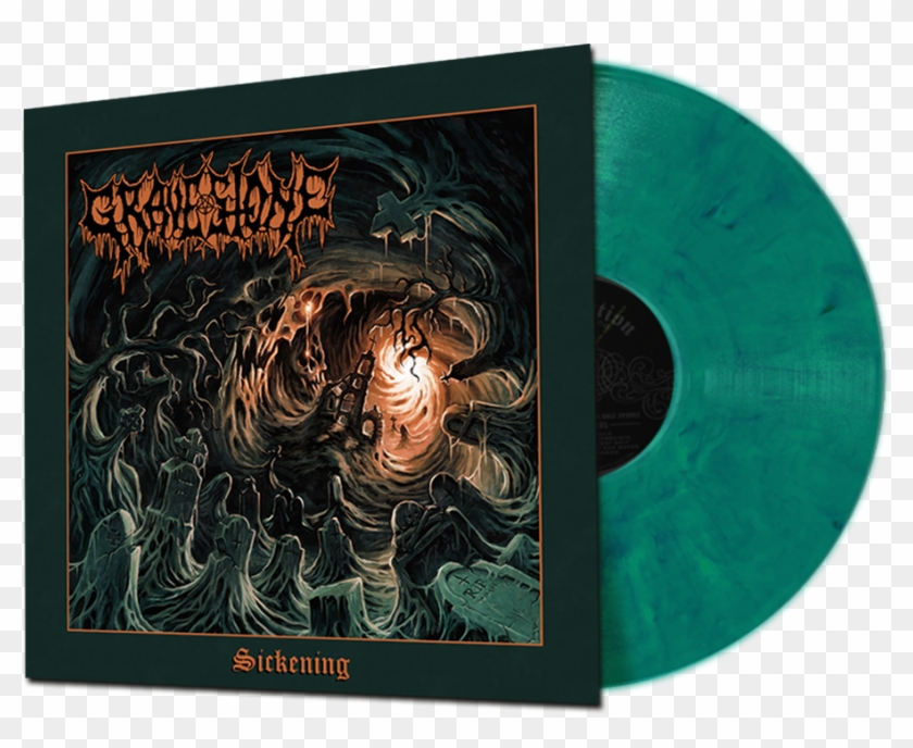 Gravestone Sickening Green/black Marble Vinyl - Gravestone Sickening Clipart #2889222