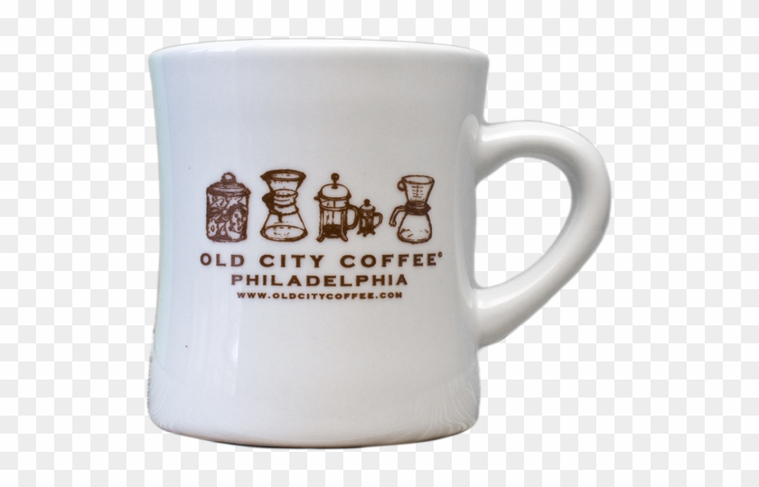Old City Coffee Diner Mug - Coffee Cup Clipart