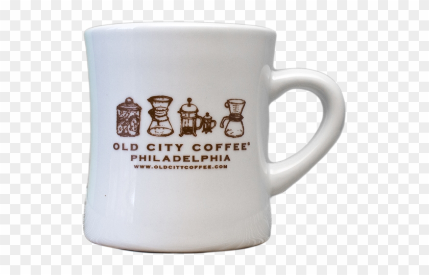 Old City Coffee Diner Mug - Coffee Cup Clipart #2890220