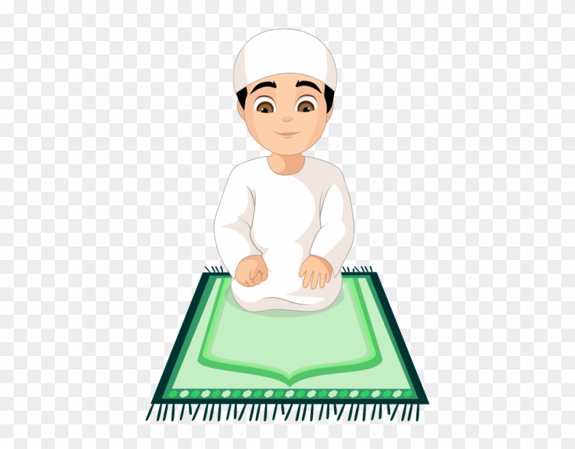 Prayer Vector Doa - Muslim Boy Png Clipart