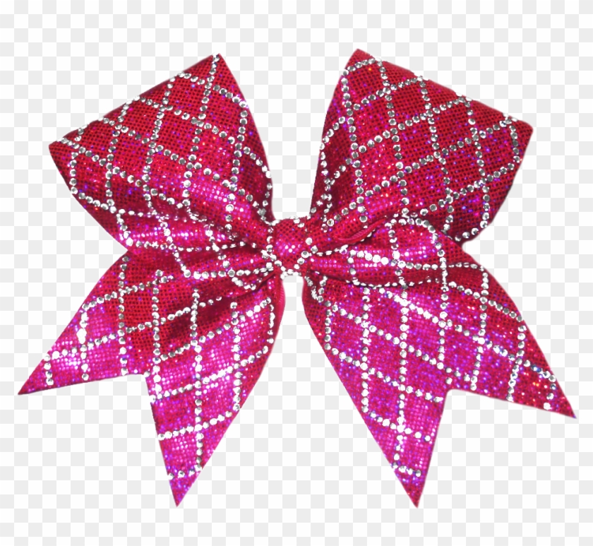 Pink Diamond Cheer Bow - Pink Cheer Bow Png Clipart #2890965