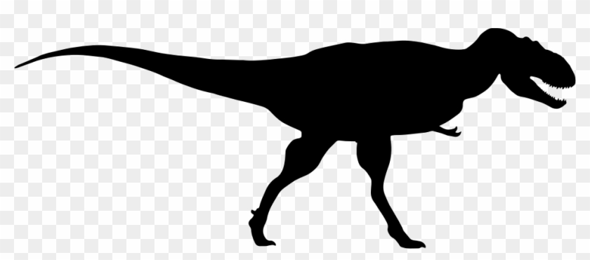 Png File - Black Silhouette Dinosaurs Png Clipart #2891142