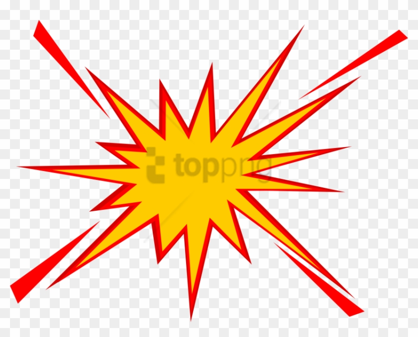 Explosion Transparent Image With - Comic Book Graphics Png Clipart