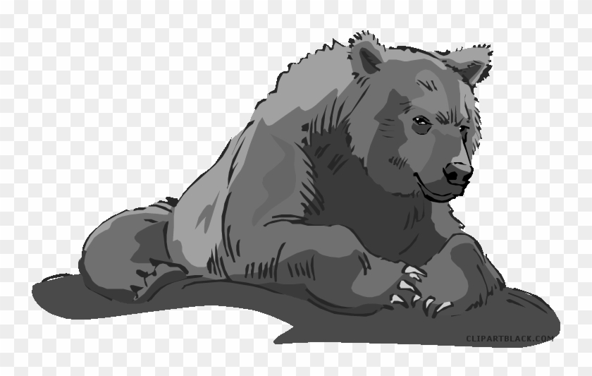 Grizzly Bear Clipart Gray Bear - Bear Clip Art Transparent - Png Download