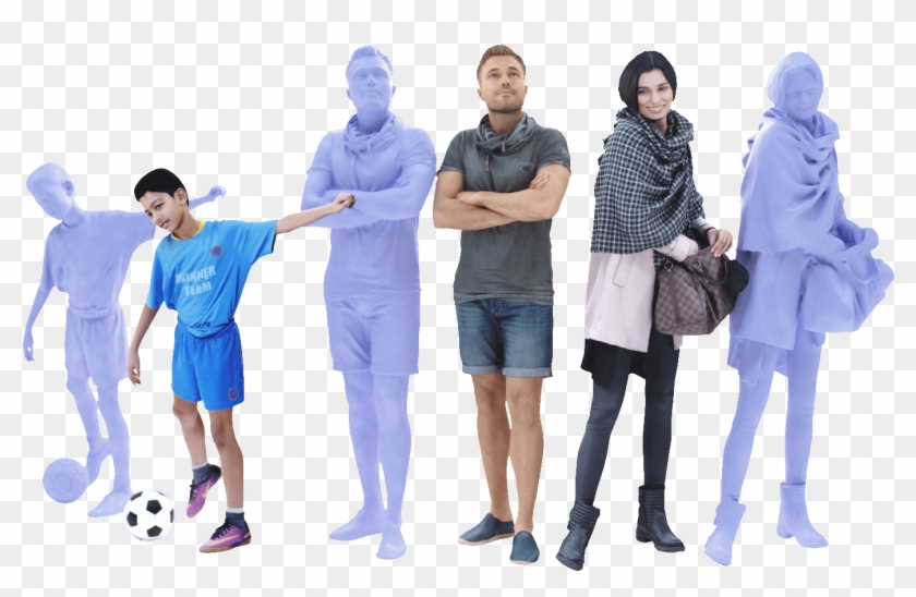 Posed 3d People - 3d People Vk Clipart