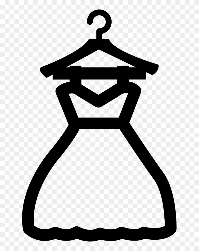 On A Hanger Png - Kleid Icon Transparent Clipart #2891778