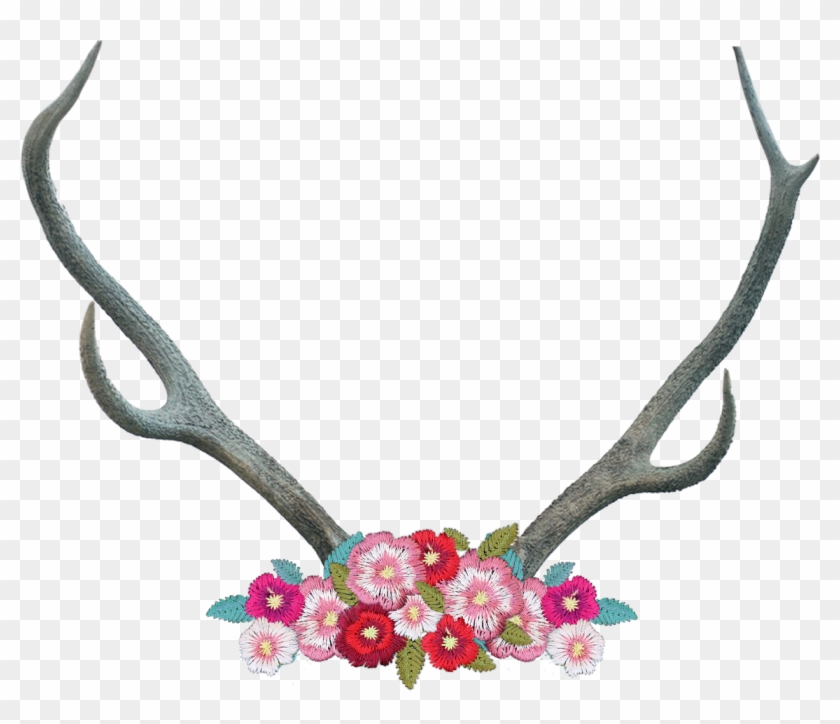 Flower Crown With Antlers - Horror Quotes Clipart #2891800
