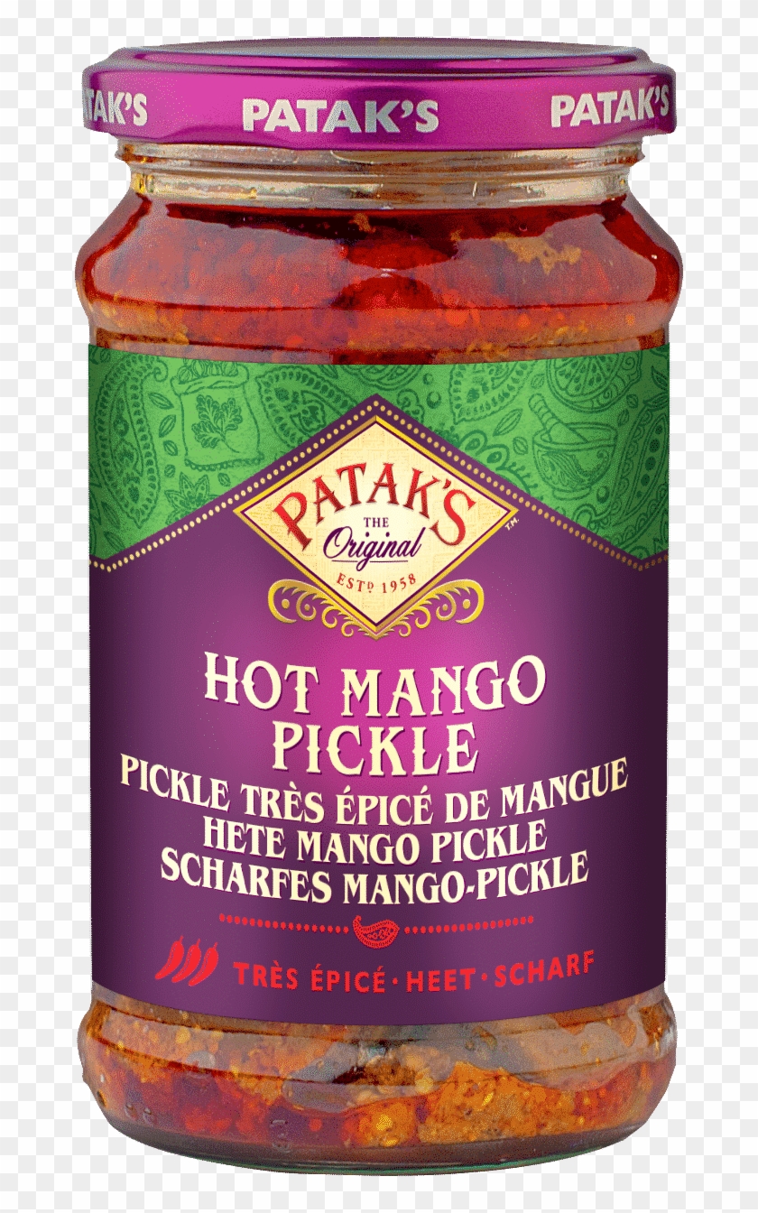 Pataks Hot Mango Pickle 250 Ml - Patak Clipart