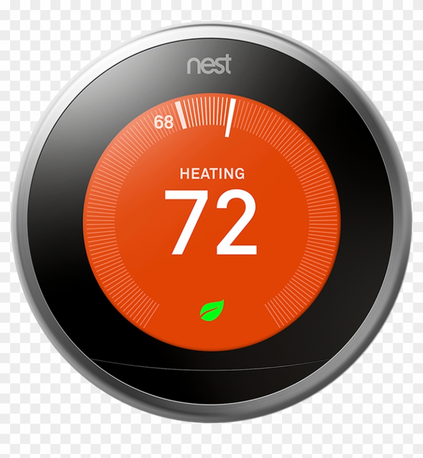 Nest 3rd Generation Learning Thermostat - Nest Thermostat Saving Energy Clipart