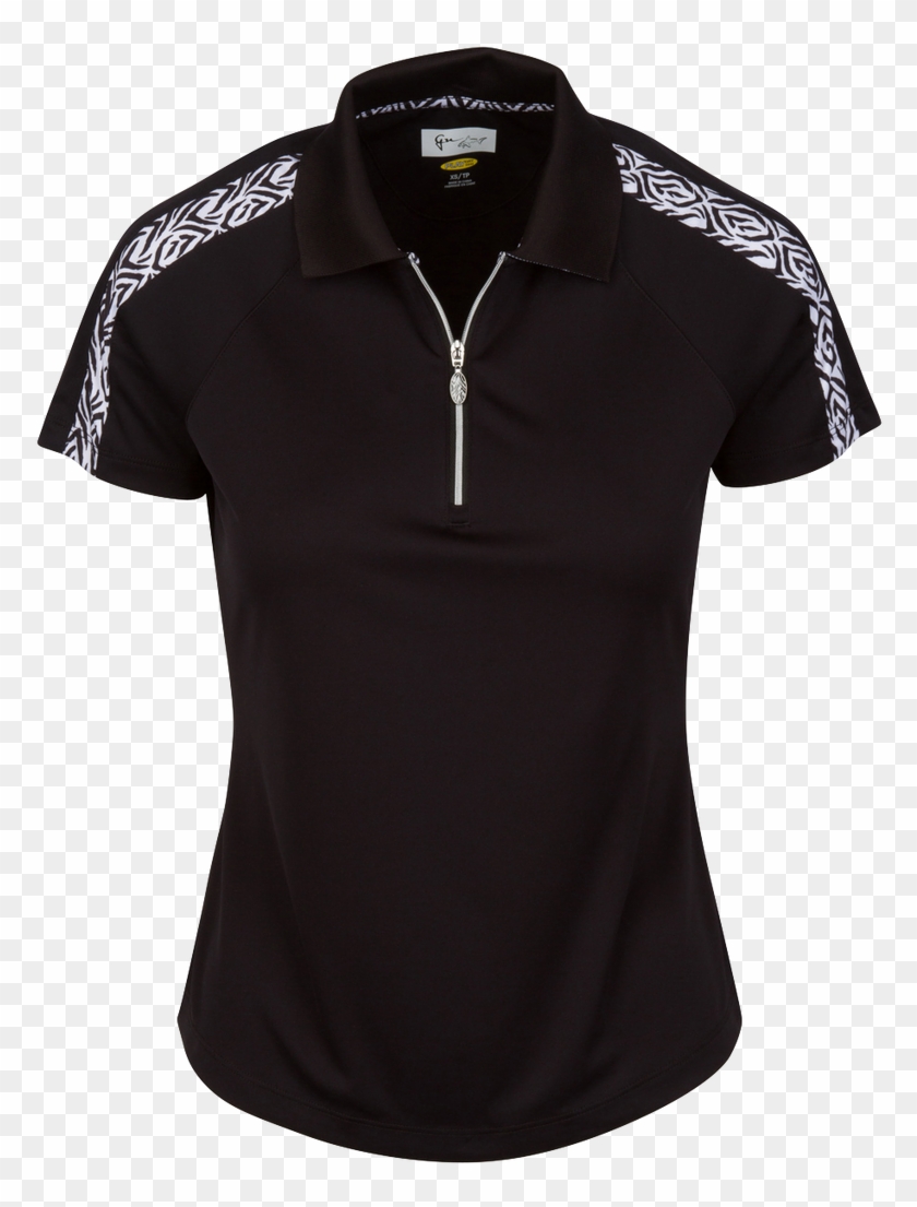 Black - Polo Shirt Clipart #2892185