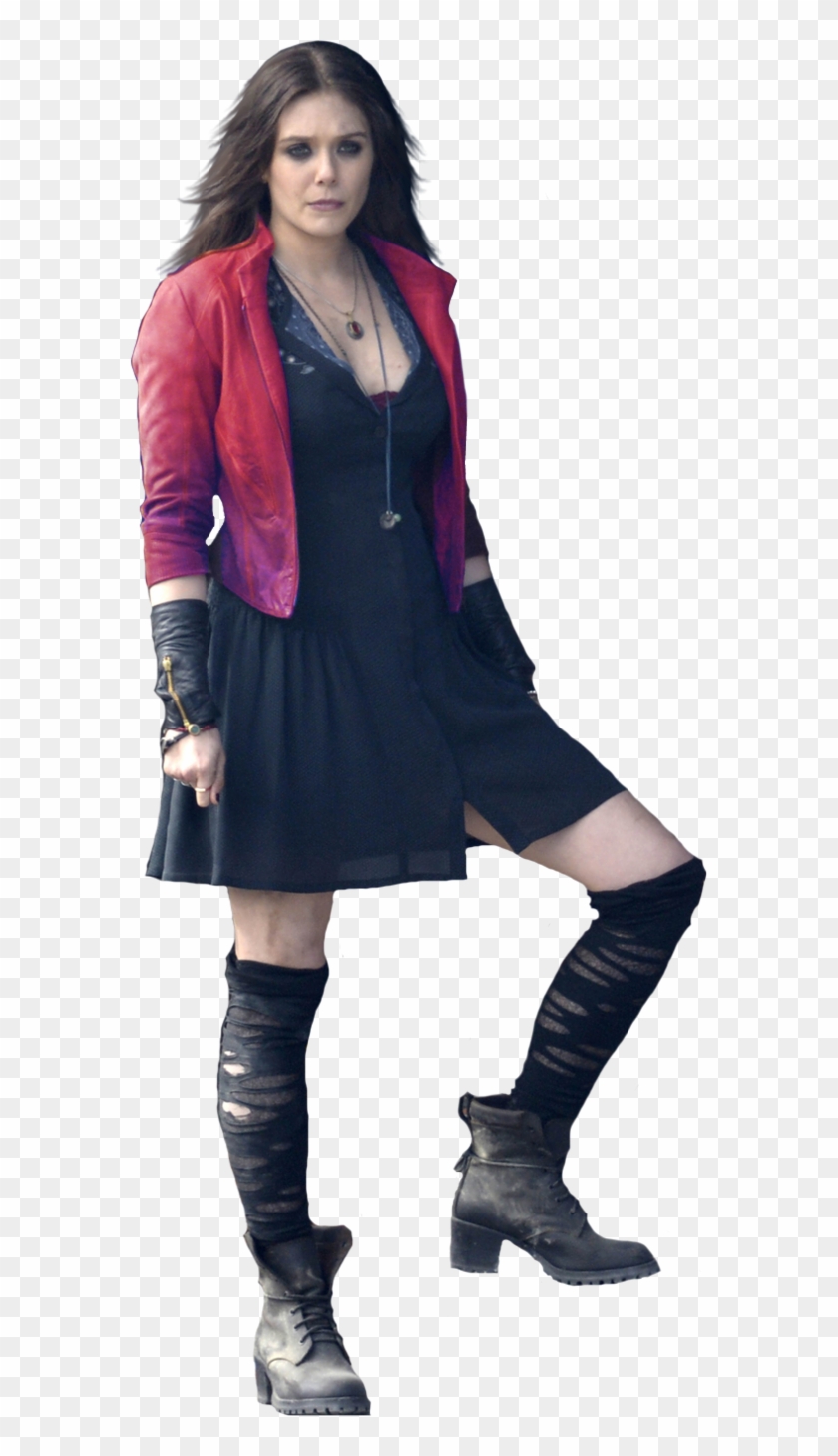 Scarlet Witch Render By Guitar6god - Scarlet Witch Olsen Png Clipart #2892225