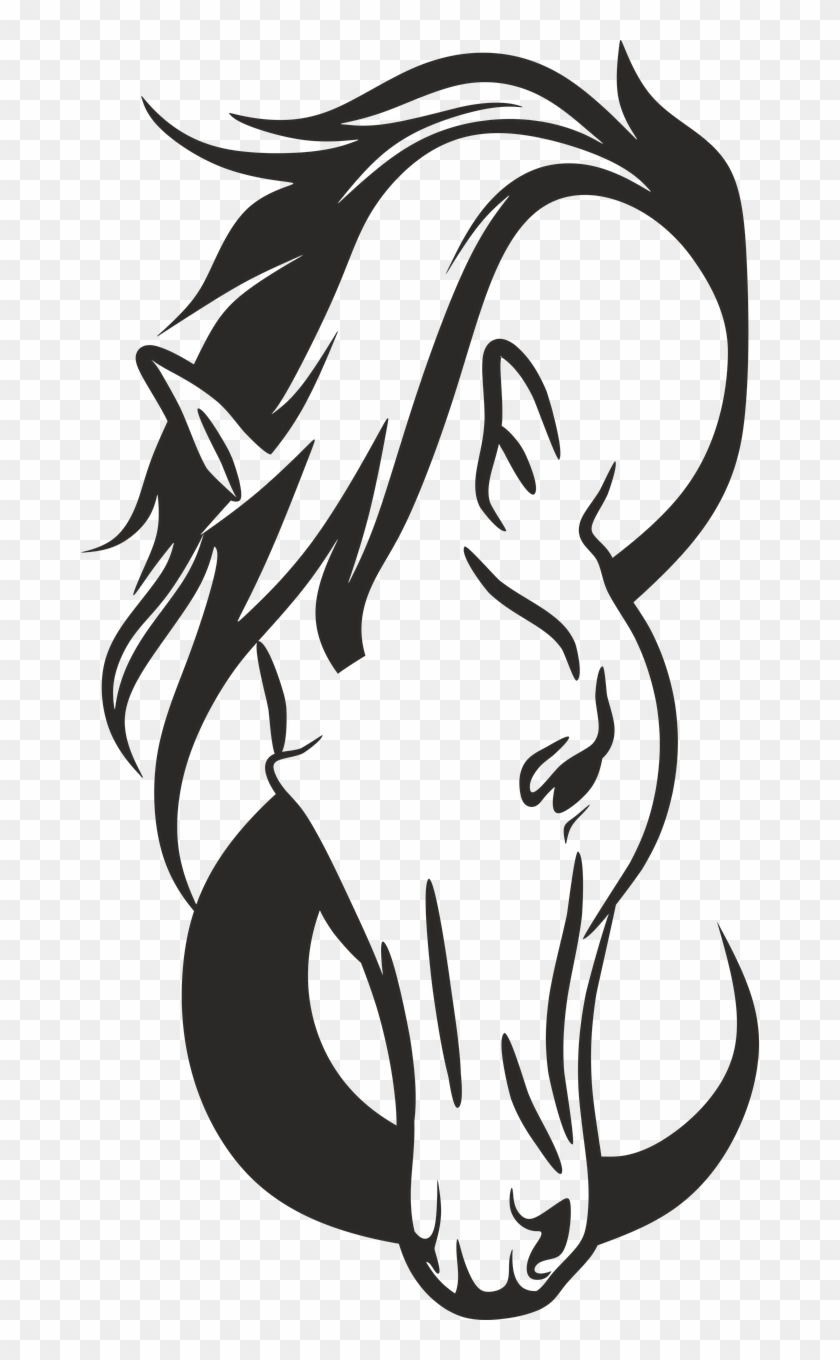 Horse Animal Horse Head Equine Png Image - Horse Head Silhouette Vector Clipart #2892312