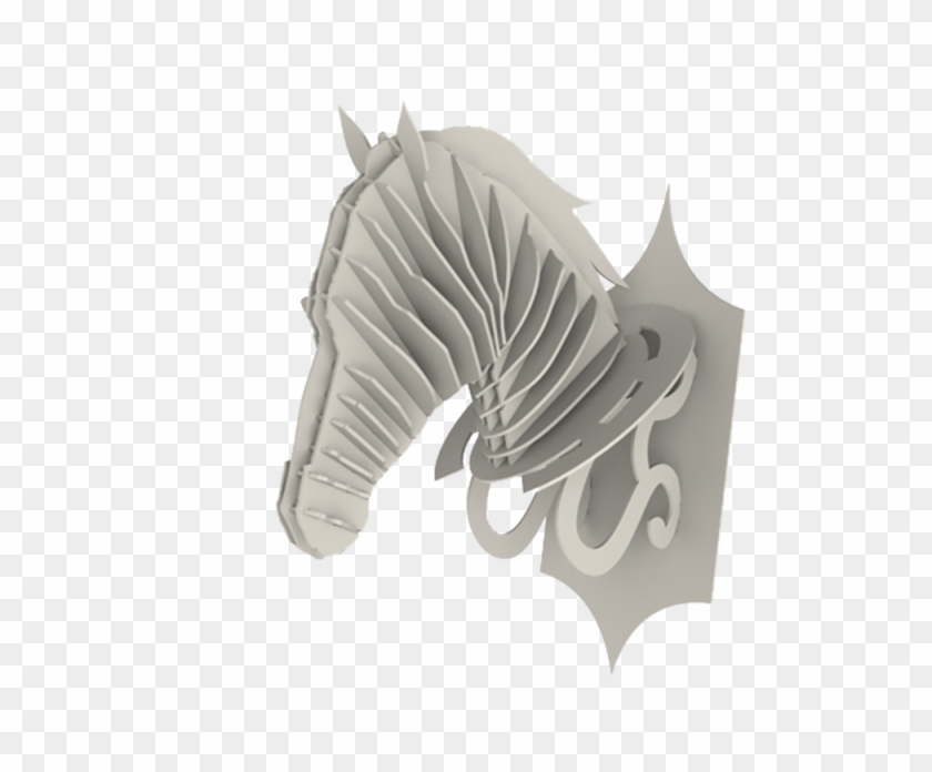Faux Horse Head - Stallion Clipart #2892534