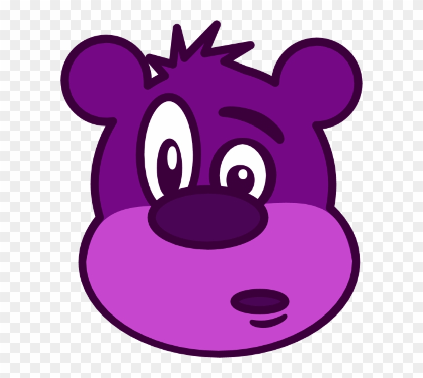 Teddy Bear Face Clipart - Bear Clip Art - Png Download